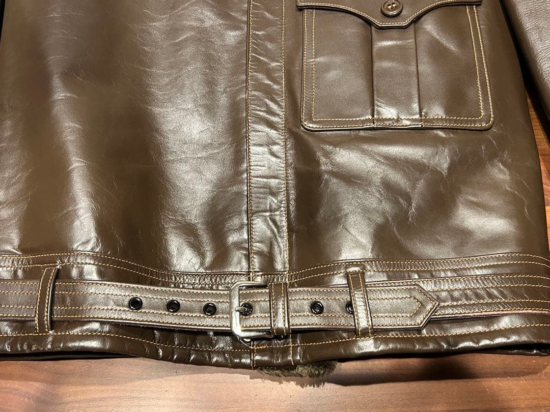 バズリクソンズ　B2 フライトジャケット ブラウン　ホースハイド　38