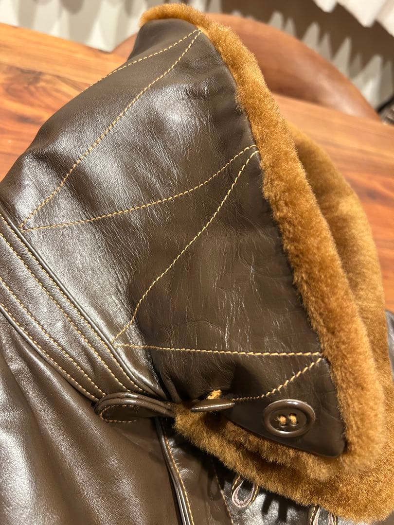 バズリクソンズ　B2 フライトジャケット ブラウン　ホースハイド　38