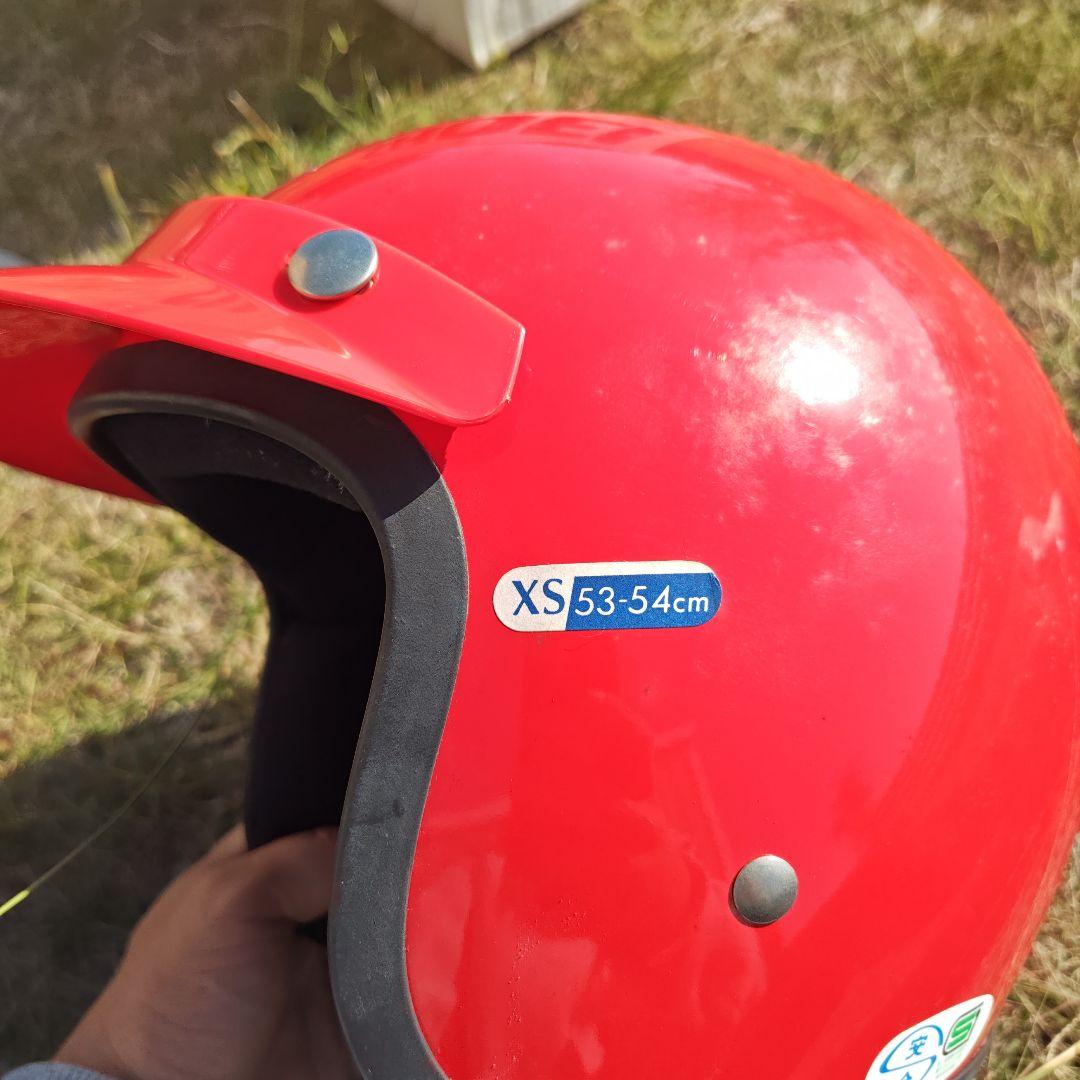 SHOEI 赤 ジェットヘルメット　当時物