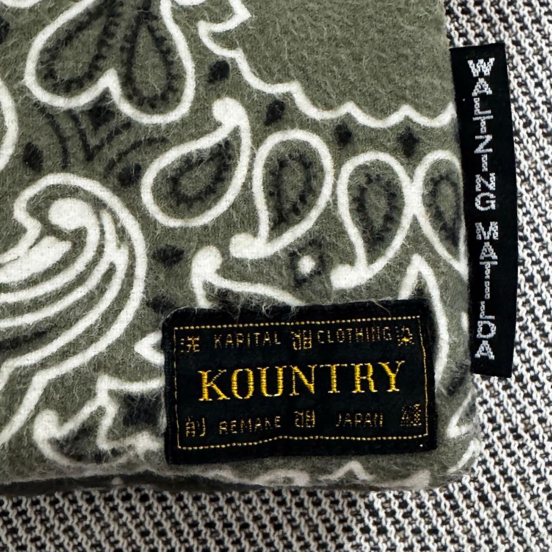 Kapital キャピタル バンダナ リバーシブルKESAマフラー