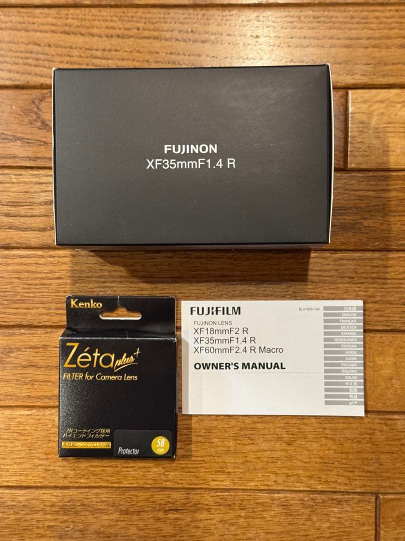 FUJIFILM XF35mm F1.4 R レンズ保護フィルター付