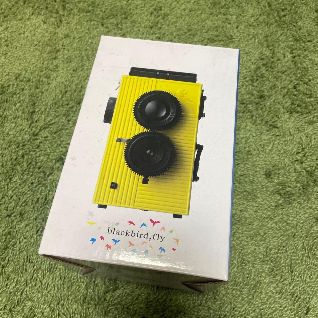 blackbird,fly イエロー 二眼レフカメラ