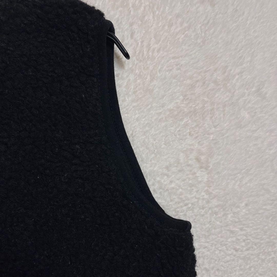 人気　定番　COLD BREAKER ボア　ロングジレ　ベスト　ブラック