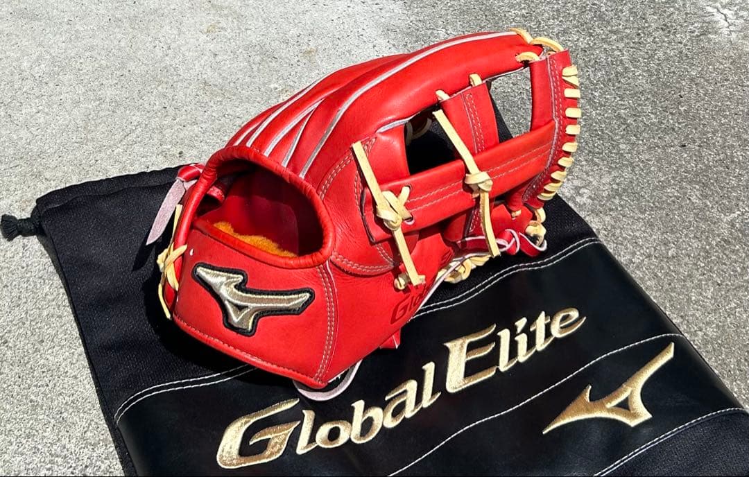 ミズノ グローバルエリート 硬式内野手 カープ菊池モデル