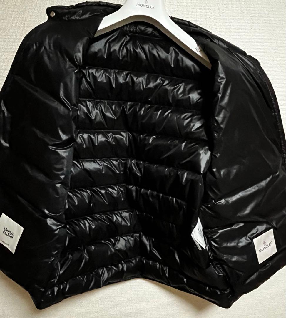 モンクレール GUI キルティング　ダウンベスト 黒 サイズ4