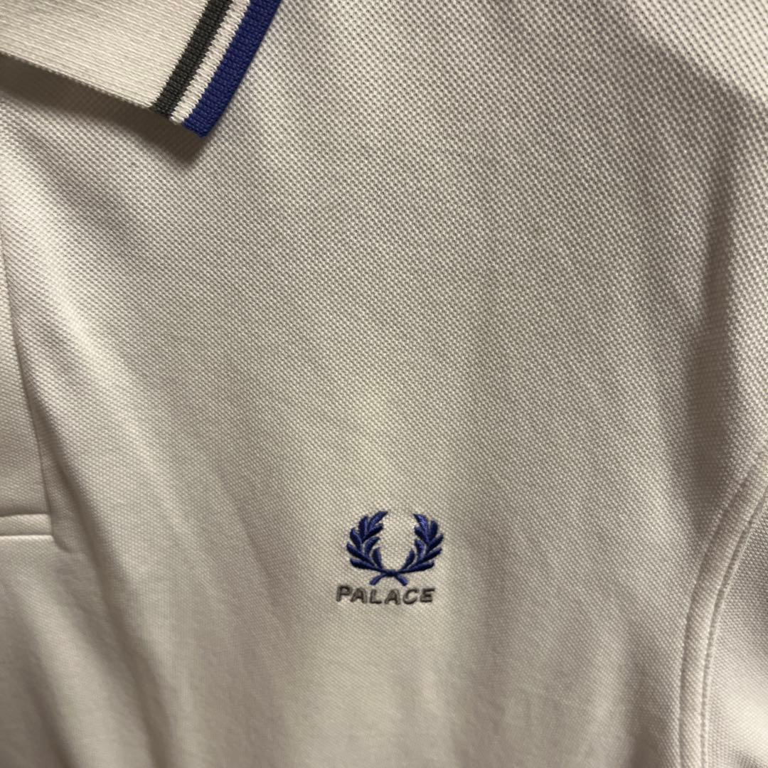 トップス PALACE FRED PERRY SHIRT white XXL