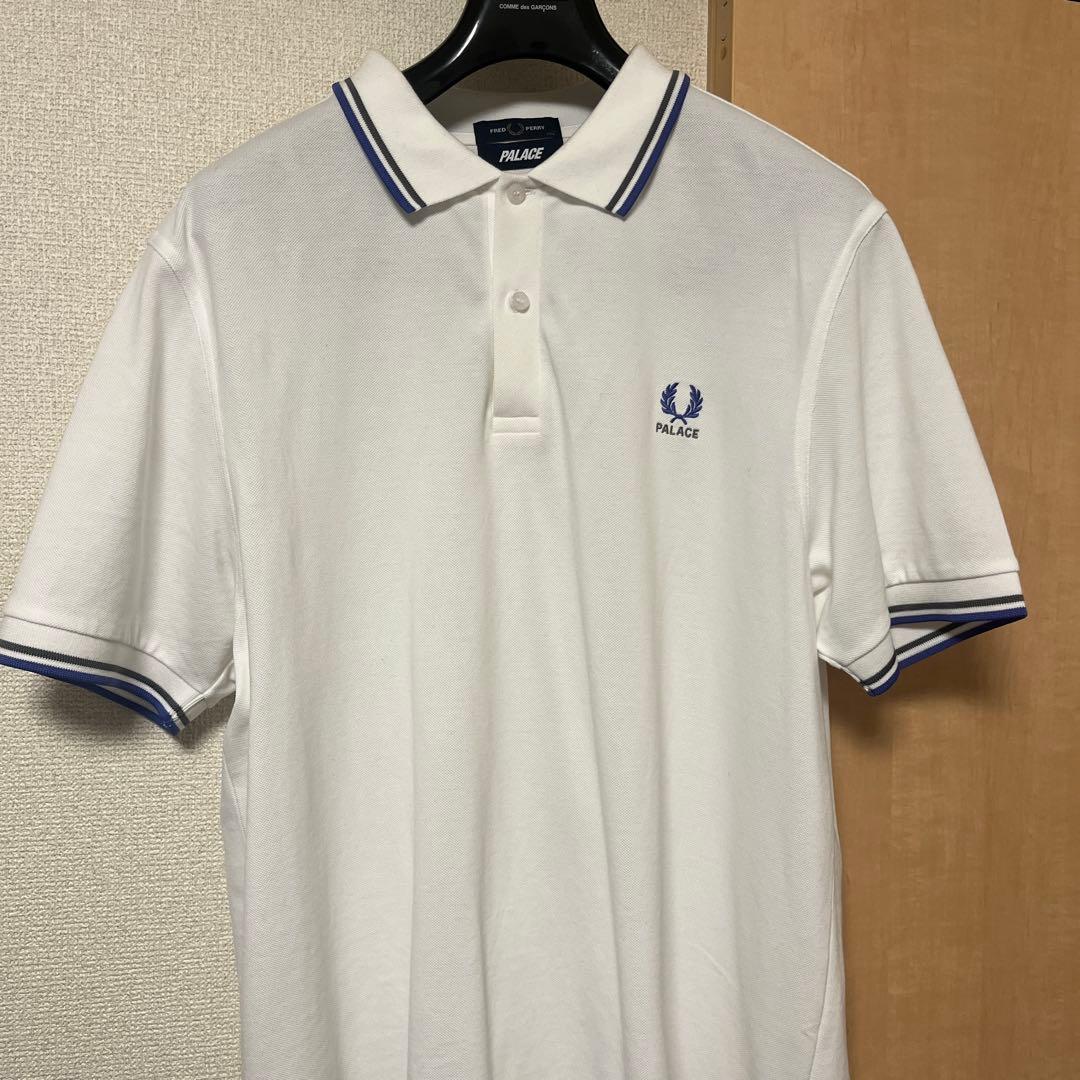 トップス PALACE FRED PERRY SHIRT white XXL