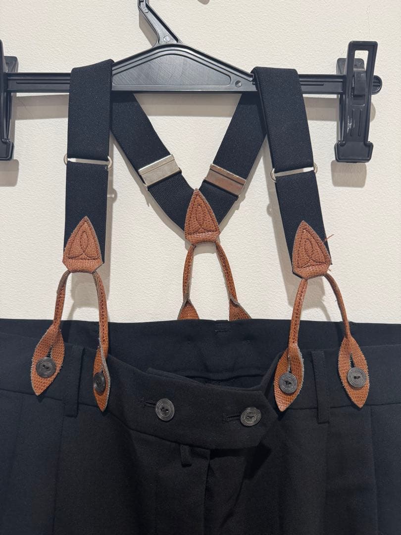 JeanPaulGAULTIER バストパンツ ブラック 40（M）