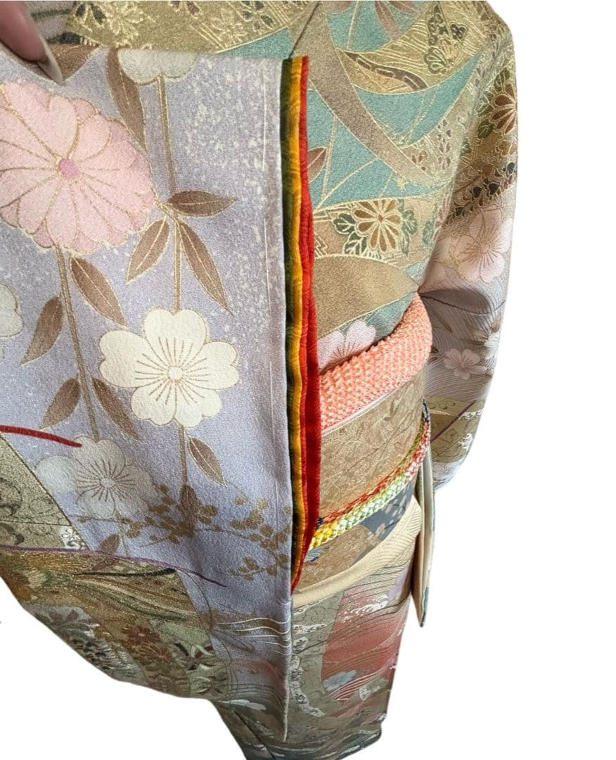 H-4◆訪問着 拾 フルセット◆フランソワーズ・モレシャン◆暈し染め◇ゆったりめ