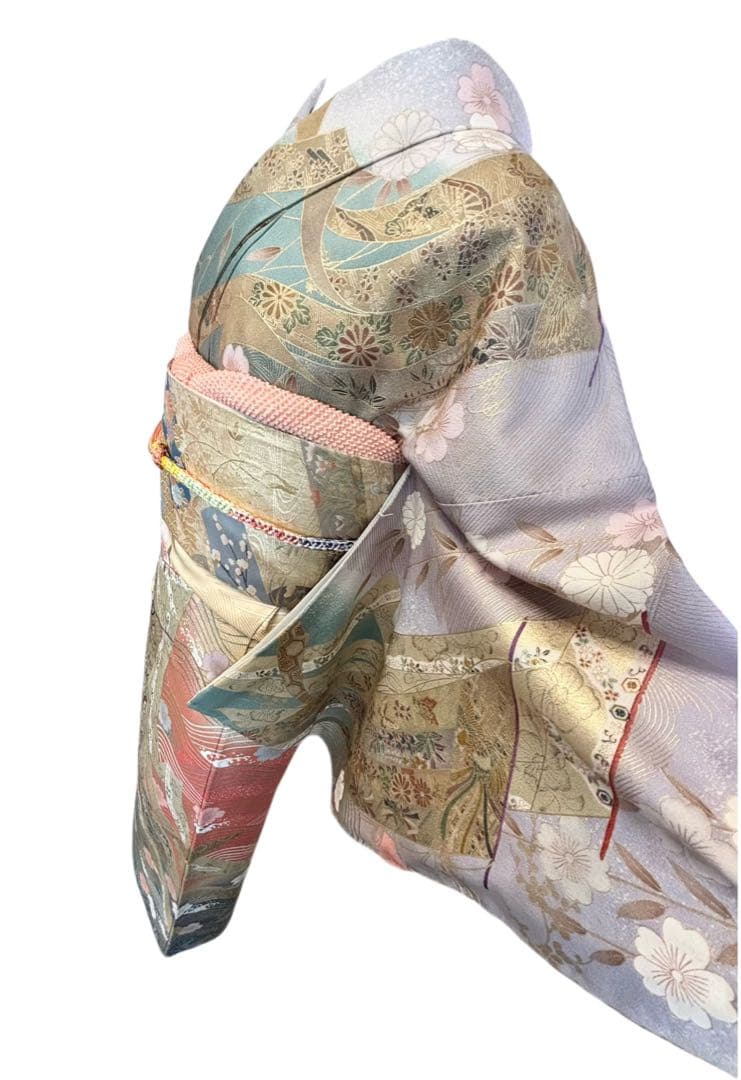 H-4◆訪問着 拾 フルセット◆フランソワーズ・モレシャン◆暈し染め◇ゆったりめ