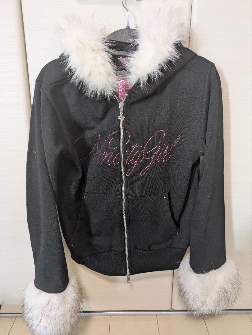 新品9090Girl Fur ZipHoodieフーディボア♥完売♥最安値