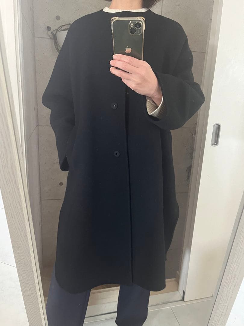 専用出品です。値下げしました！田丸麻紀さん着用　アドーアストール付きコート　38