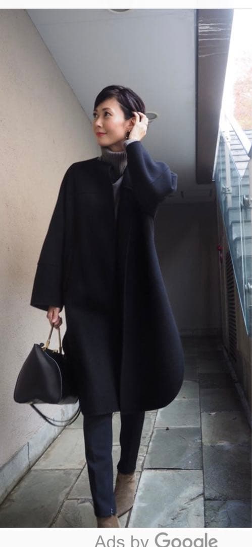 専用出品です。値下げしました！田丸麻紀さん着用　アドーアストール付きコート　38