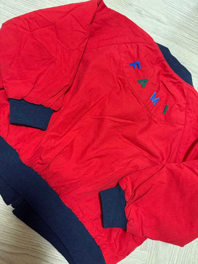 familiar 刺繍入りリバーシブルジャケット　100 レトロ