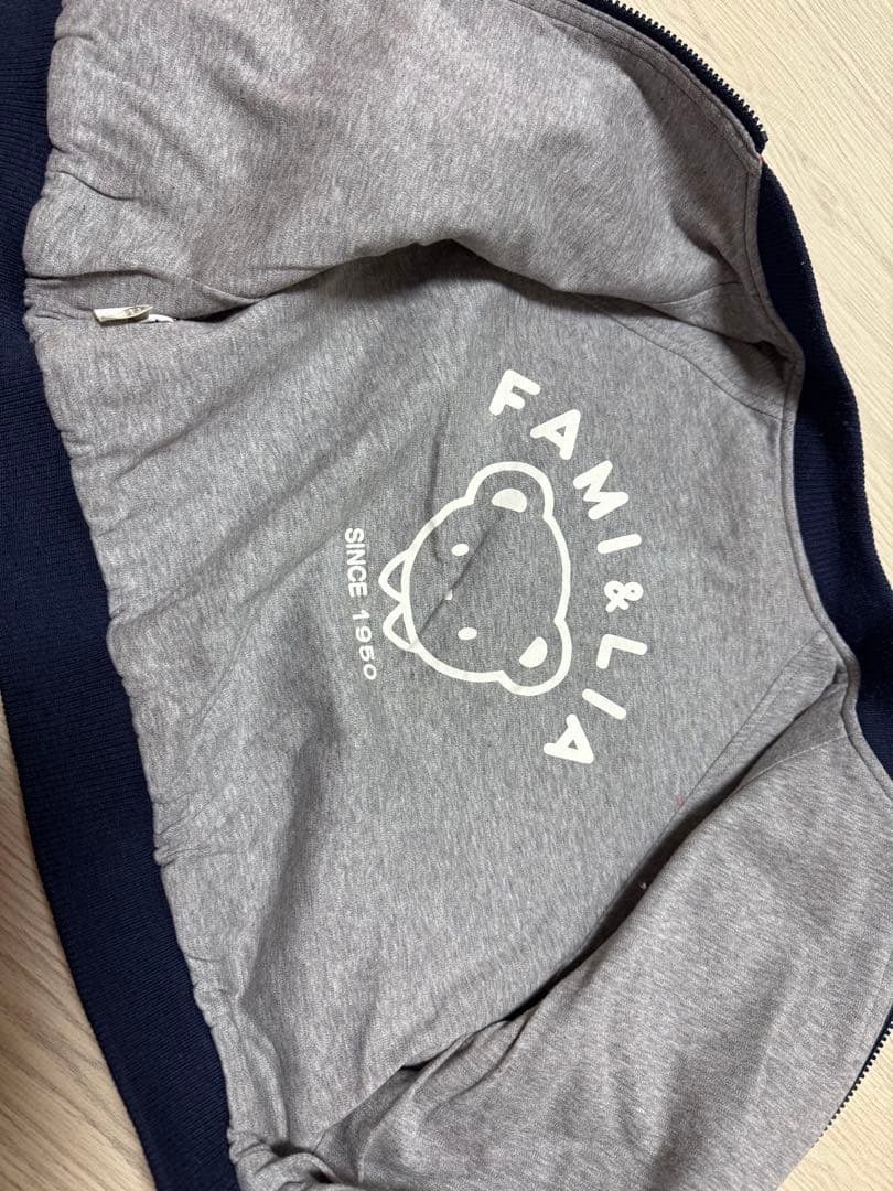 familiar 刺繍入りリバーシブルジャケット　100 レトロ