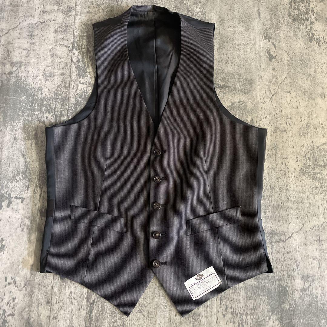 未使用 オッドベスト GUCCI グッチ ネクタイ ストライプ 濃紺スーツ L