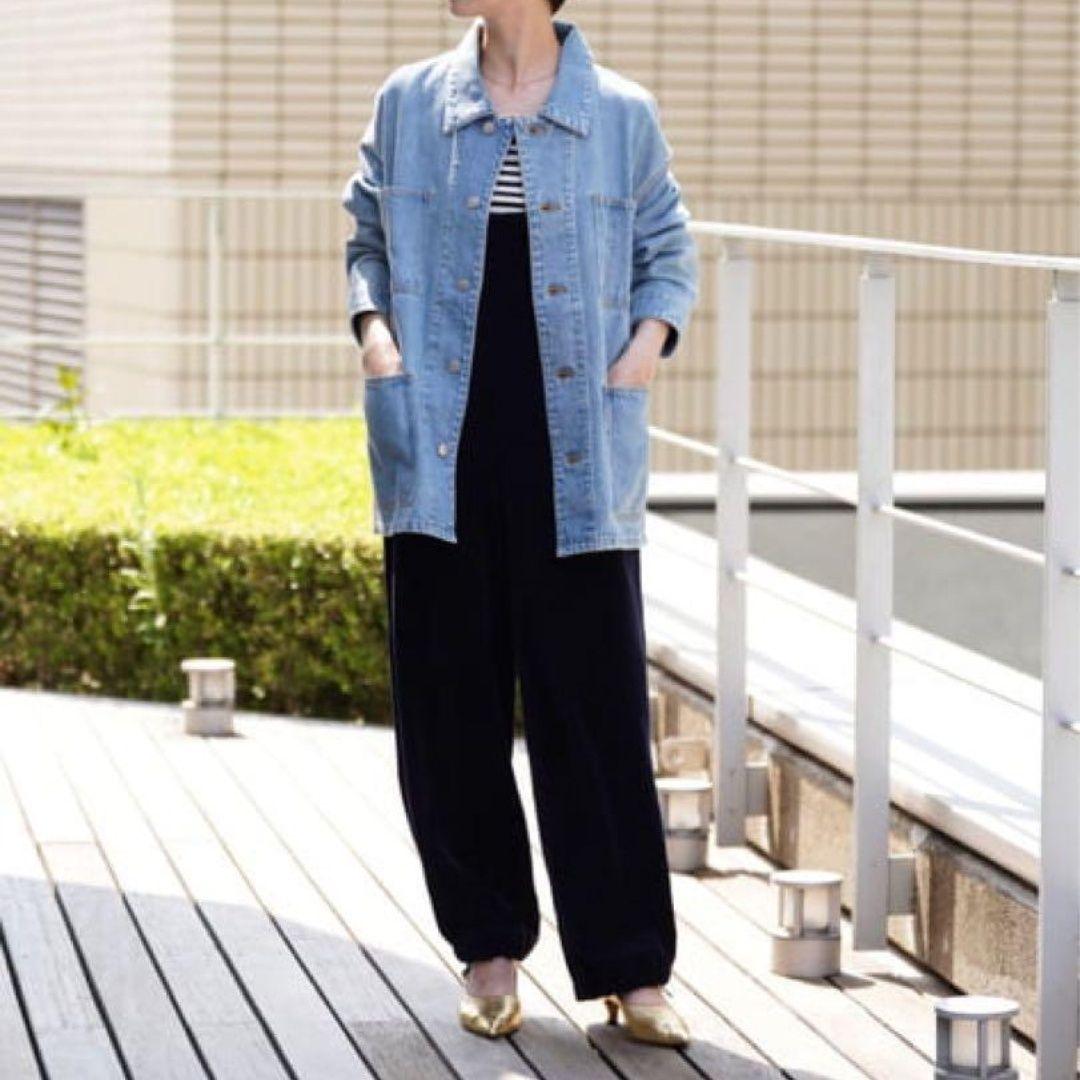 トゥモローランド マカフィー コットンデニムワークジャケット オーバーサイズ38