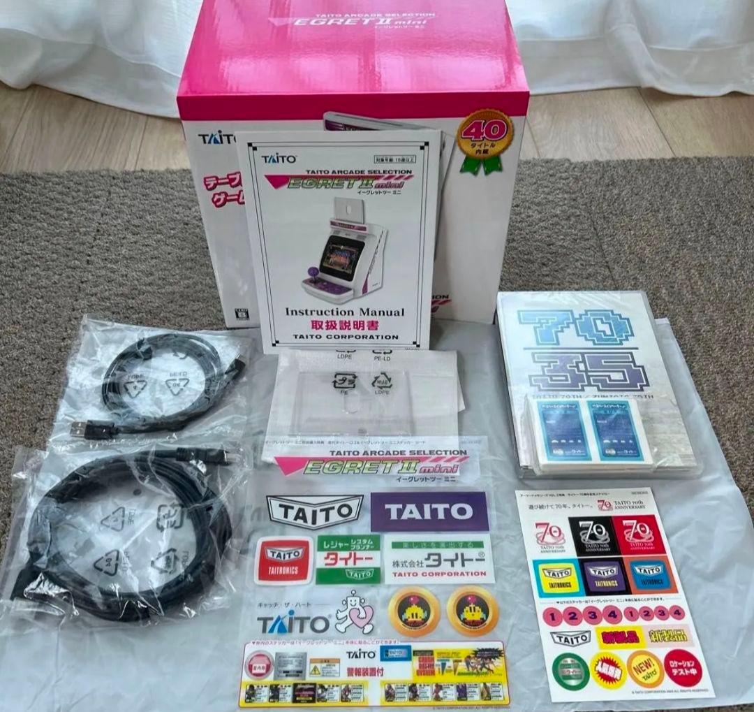 【豪華セット】イーグレットツーミニ本体、特典(ステッカー、サントラCD、カード)