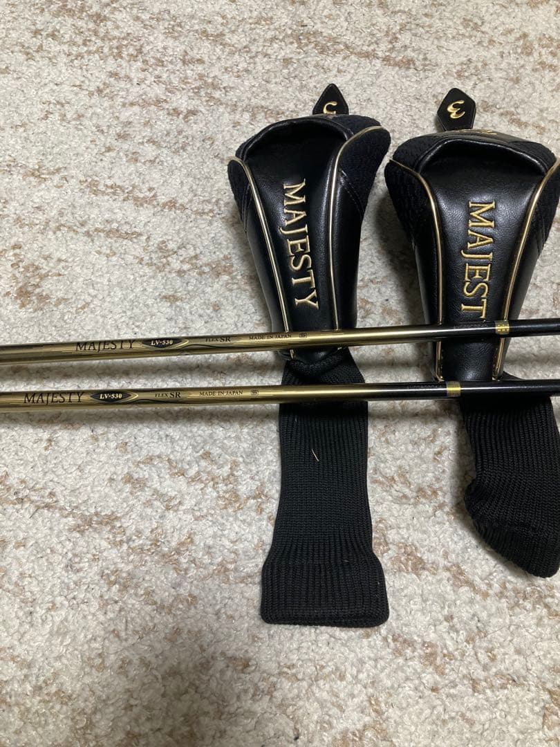 MAJESTY 3番+5番ウッド ゴールド/ブラック