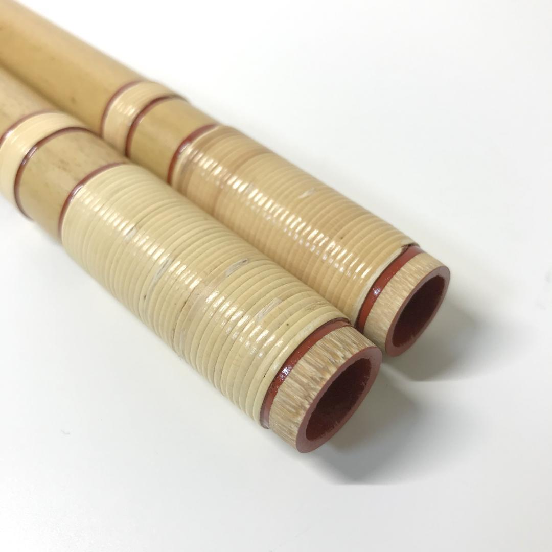 【㐂月】篠笛 竹製 7穴 唄用 七本調子 八本調子 笛袋付 民謡 2本セット