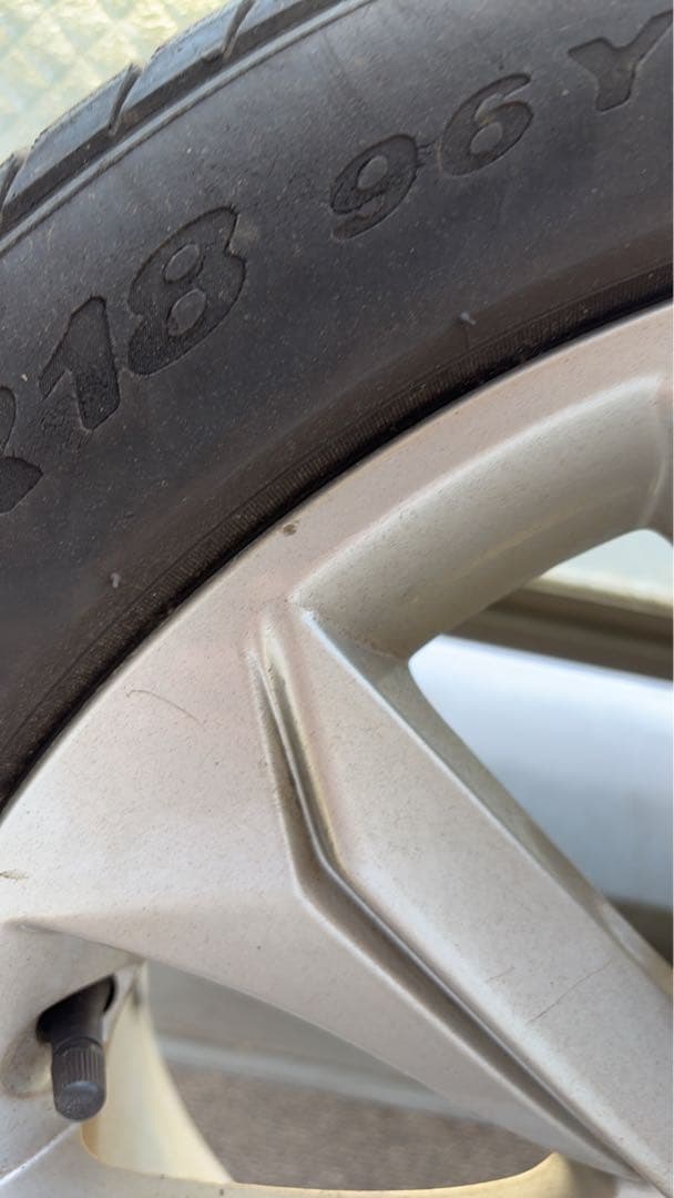 【アウディ純正アルミホイール】A4オールロードクワトロ ABA-8KCNCA18