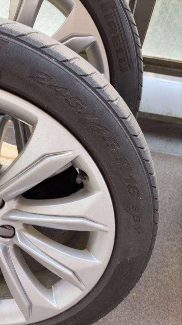 【アウディ純正アルミホイール】A4オールロードクワトロ ABA-8KCNCA18