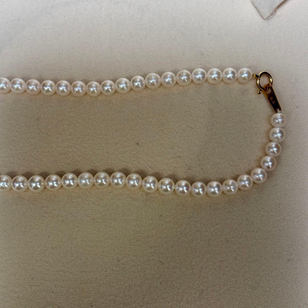 あこや真珠✨K18　パール 約4.5-5.0 ゴールド　冠婚葬祭　レディース