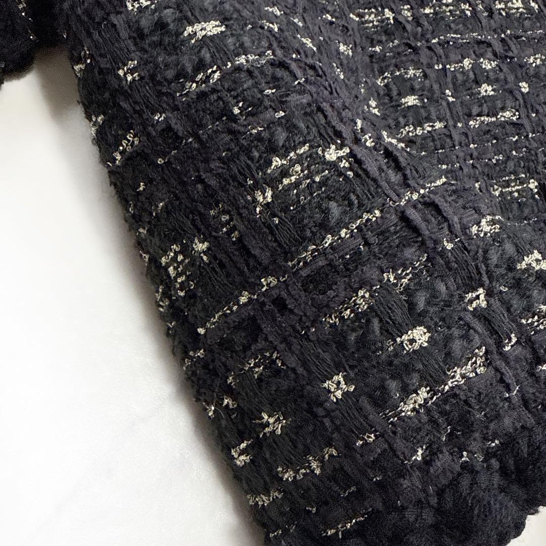 ガーリッシュ St.cecilia シャンティツイード ジャケット ブラック