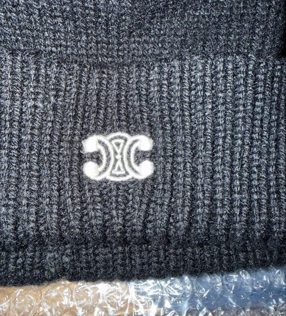 CELINE セリーヌ トリオンフ キャップ ニット帽 yzerr着用