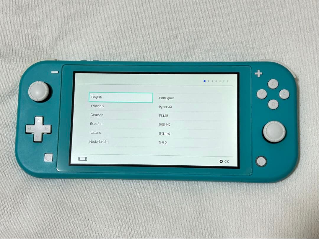 Nintendo Switch Lite ターコイズ 本体 充電器有箱なし