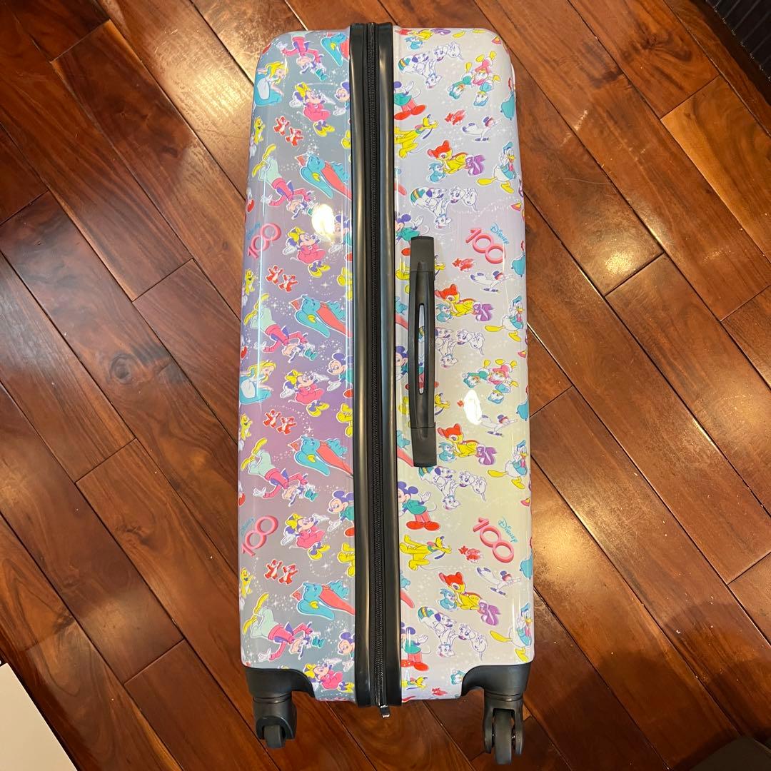 【ロサンゼルス購入】ディズニー100周年限定キャリーケースミッキースーツケース