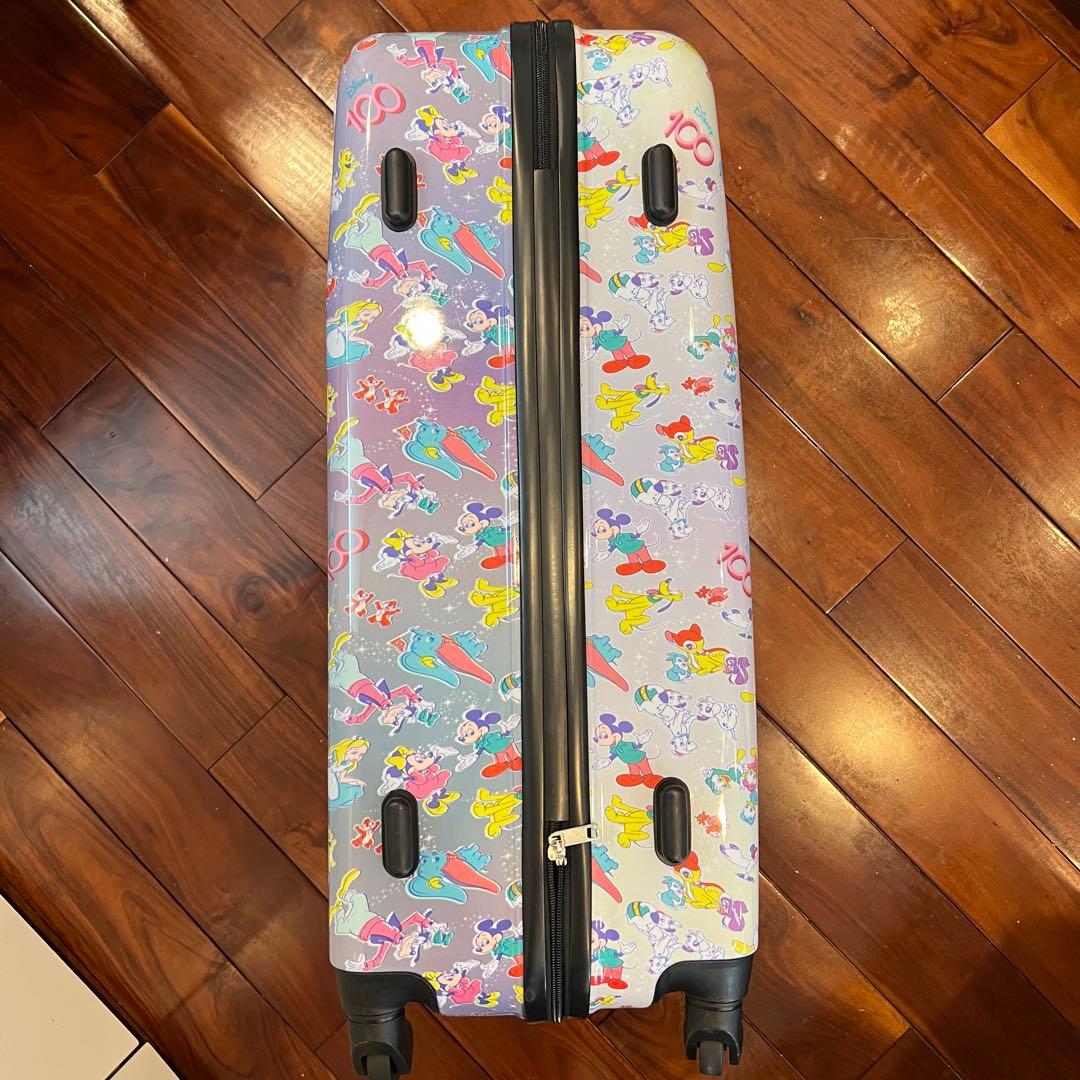【ロサンゼルス購入】ディズニー100周年限定キャリーケースミッキースーツケース