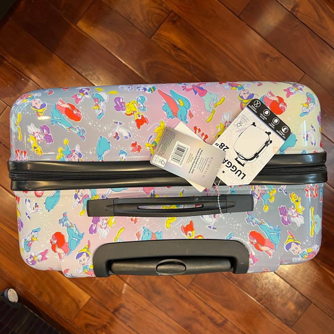 【ロサンゼルス購入】ディズニー100周年限定キャリーケースミッキースーツケース