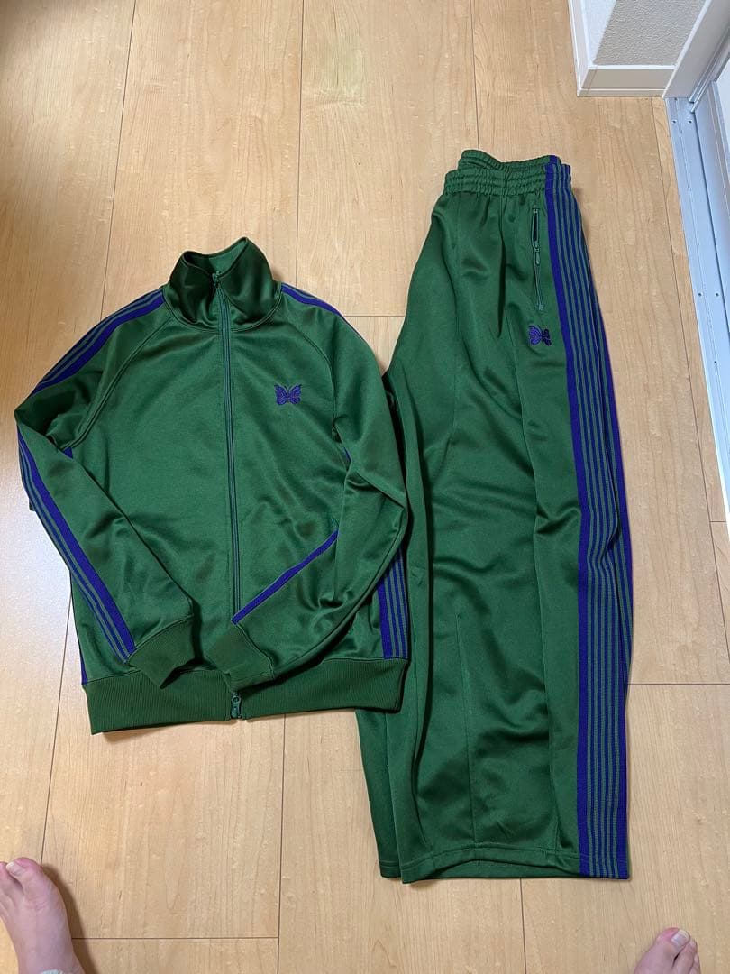 Needles セットアップ トラックジャケット トラックワイドパンツ S