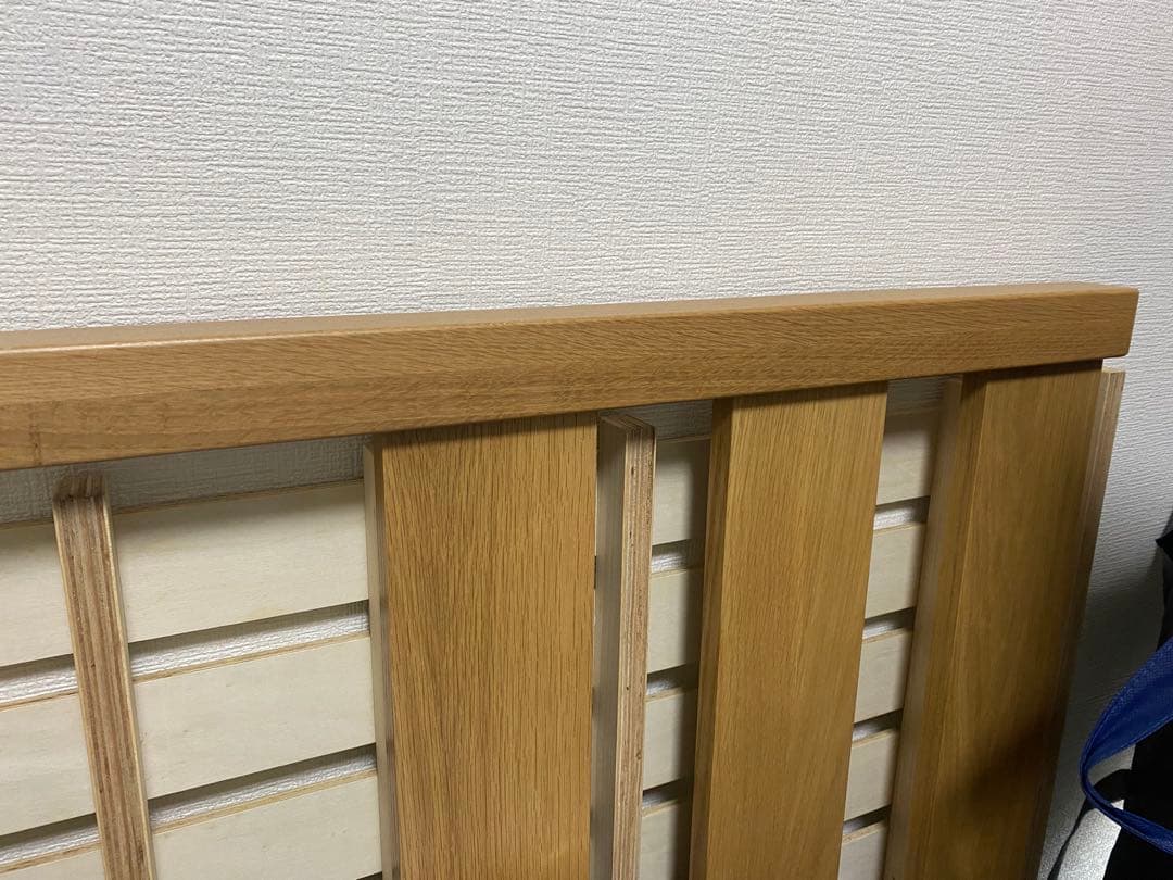 無印良品　木製ベッド　セミダブル