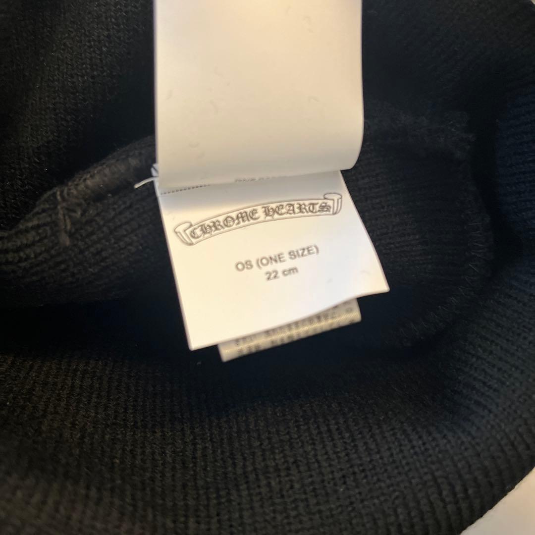 クロムハーツ　ブラックニット帽