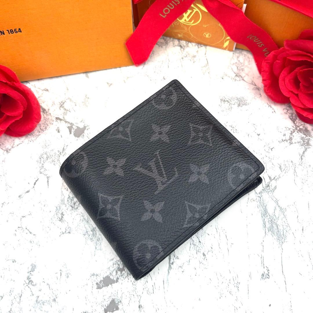 【新品仕様】 ルイヴィトン モノグラム エクリプス ポルトフォイユ マルコ