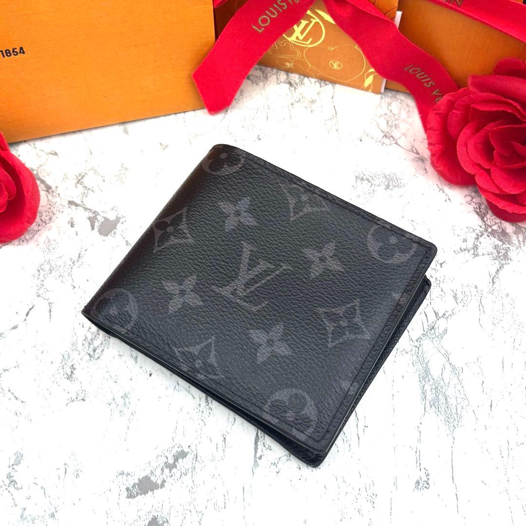 【新品仕様】 ルイヴィトン モノグラム エクリプス ポルトフォイユ マルコ