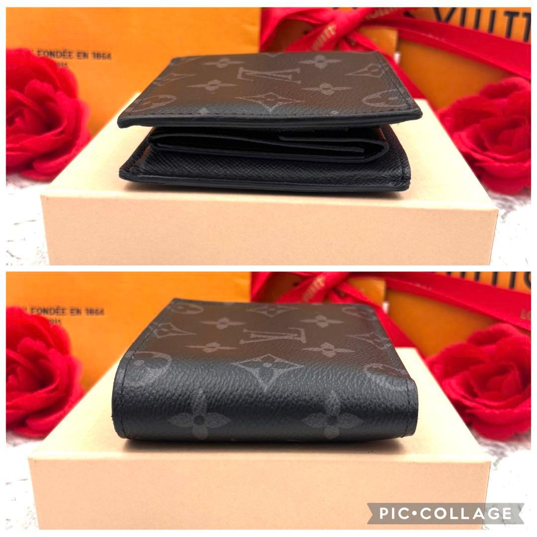 【新品仕様】 ルイヴィトン モノグラム エクリプス ポルトフォイユ マルコ