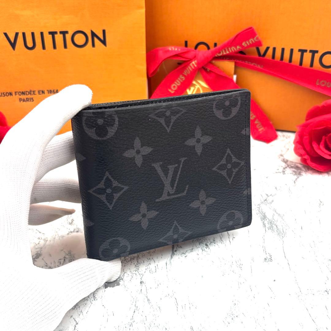 【新品仕様】 ルイヴィトン モノグラム エクリプス ポルトフォイユ マルコ