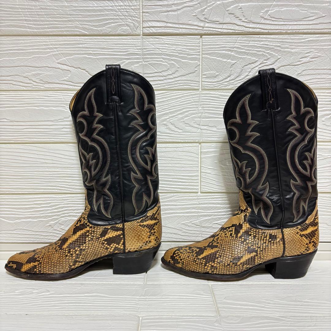 【希少】Tony Lama ウエスタンブーツ パイソン 87055 US8