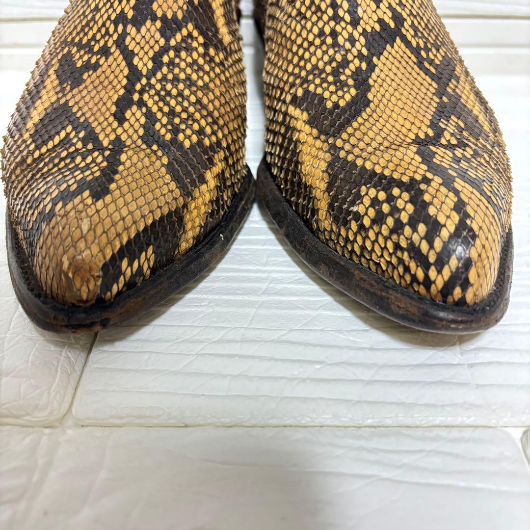 【希少】Tony Lama ウエスタンブーツ パイソン 87055 US8