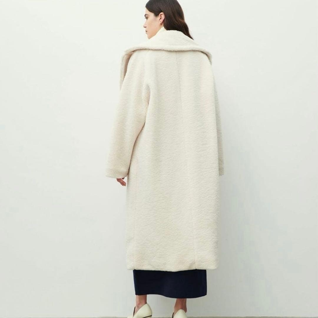 美品✨️ノーク ボアチェスターコート テディコート オーバーサイズ アイボリー