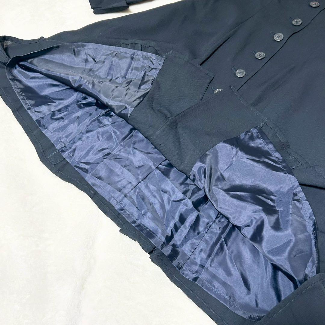 ★美品★マドモアゼルディオール　ワンピース　M ボタン　襟　ネイビー ドレス