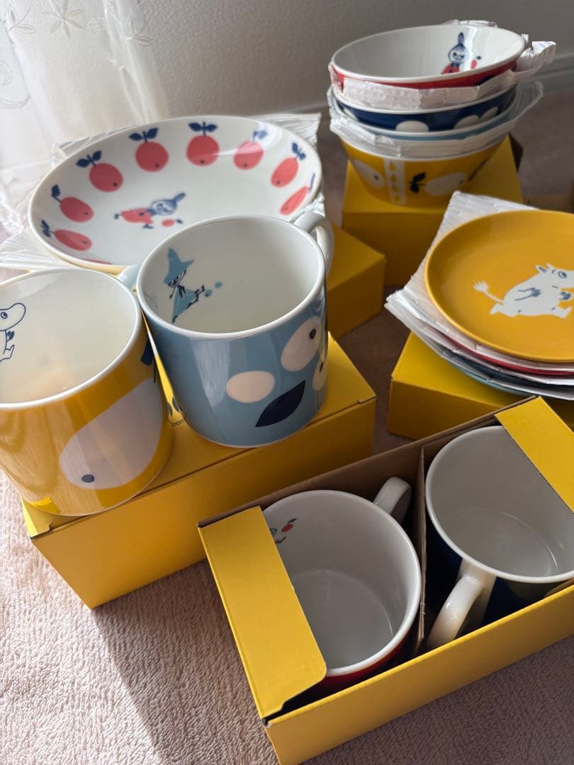 新品 MOOMIN ムーミン 食器4人分セット