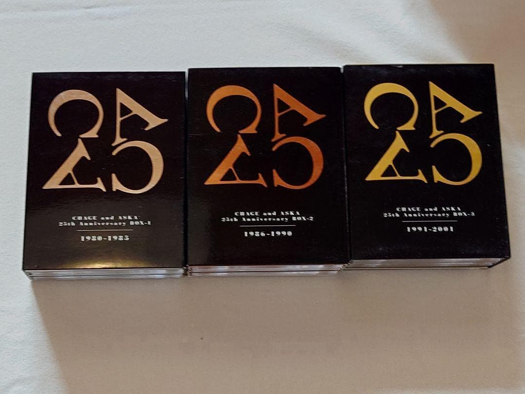 邦楽 CHAGE and ASKA 25th Anniversary Box 1-3
