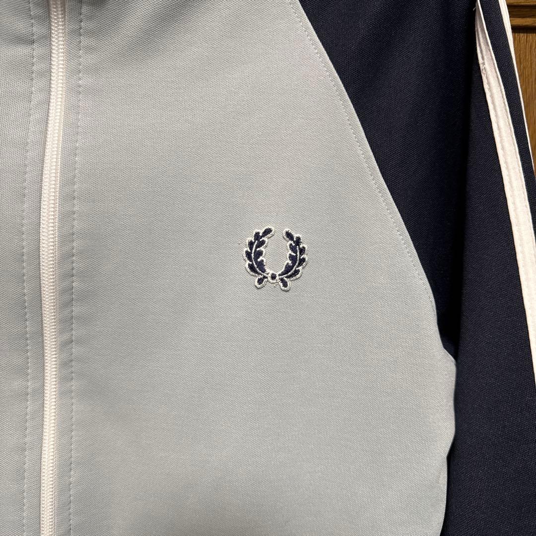 90s Fred Perry トラックジャケット S 刺繍 vintage 青紺