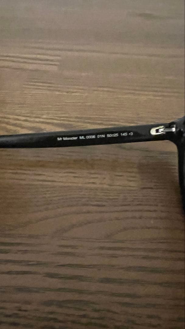 モンクレール サングラス ML0006 黒 おまけ付