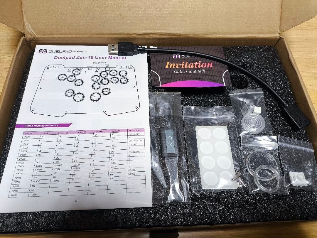 Duelpad Zen 全16ボタン Shadow Hunting換装レバーレス