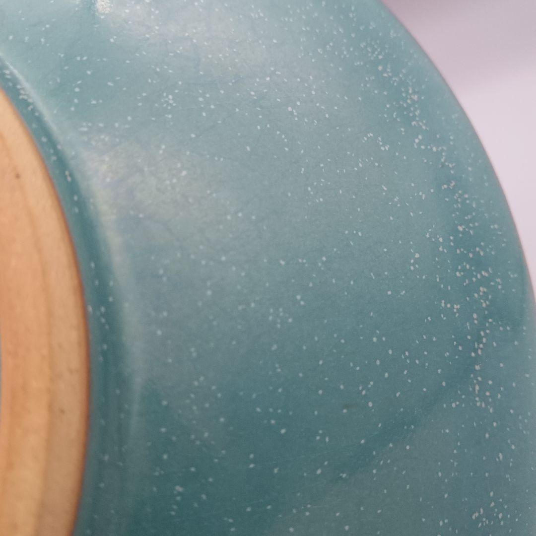 因州 中井窯 染め分け 皿 2点 セット 器 19cm